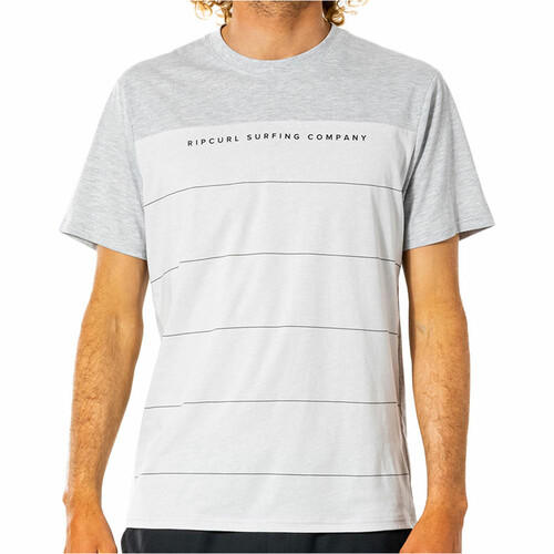 RIP CURL VAPORCOOL DIVIDE TEE gris
