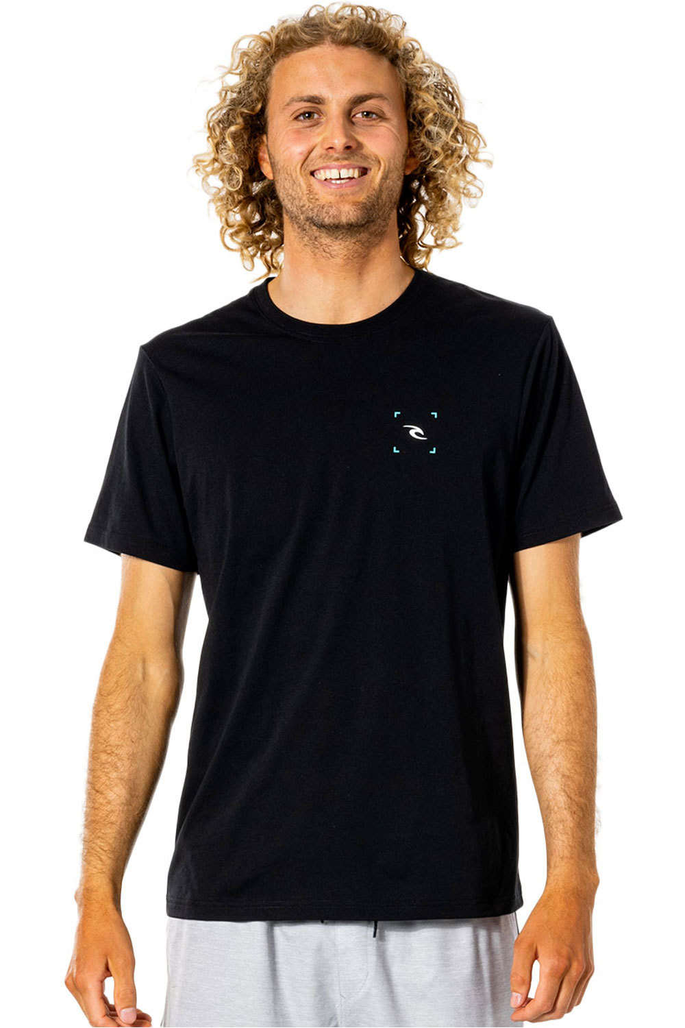 Rip Curl camiseta manga corta hombre Rip Curl VAPORCOOL CORP TEE vista frontal Rip Curl camiseta manga corta hombre Rip Curl VAPORCOOL CORP TEE vista frontal