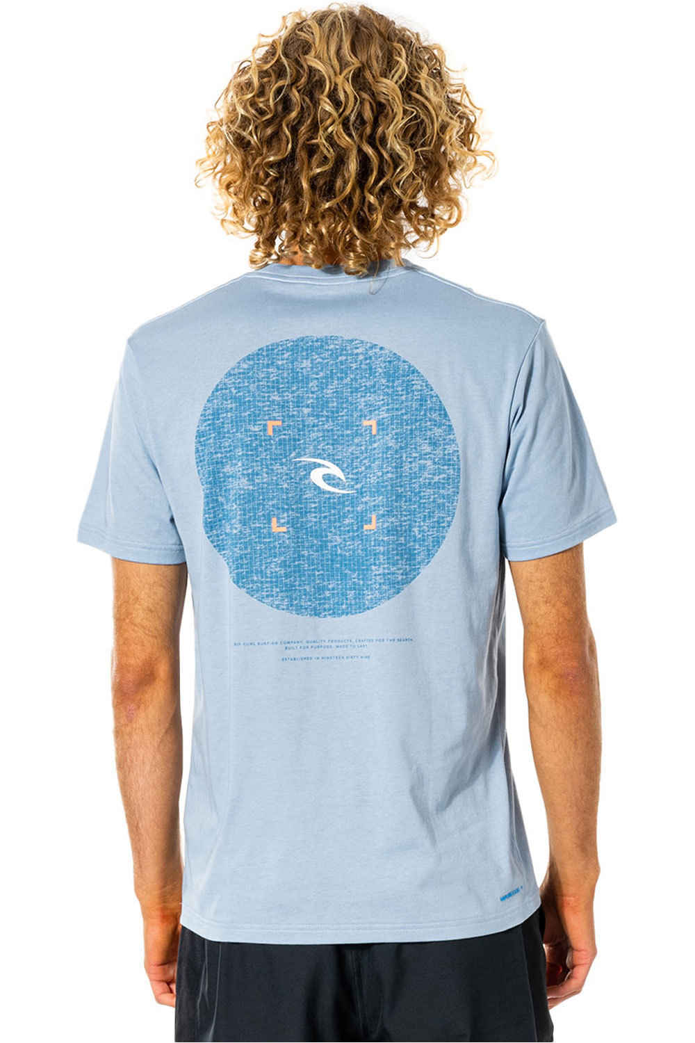 Rip Curl camiseta manga corta hombre Rip Curl VAPORCOOL CORP TEE vista trasera Rip Curl camiseta manga corta hombre Rip Curl VAPORCOOL CORP TEE vista trasera