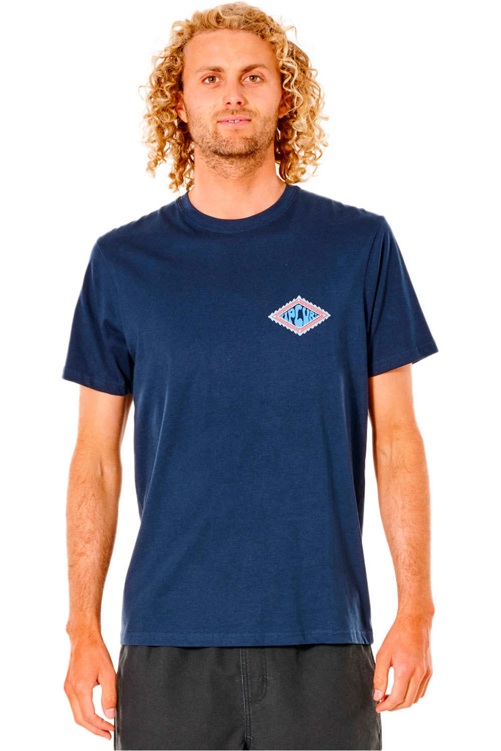 Rip Curl camiseta manga corta hombre Rip Curl SWC RUBBER SOUL TEE vista frontal Rip Curl camiseta manga corta hombre Rip Curl SWC RUBBER SOUL TEE vista frontal