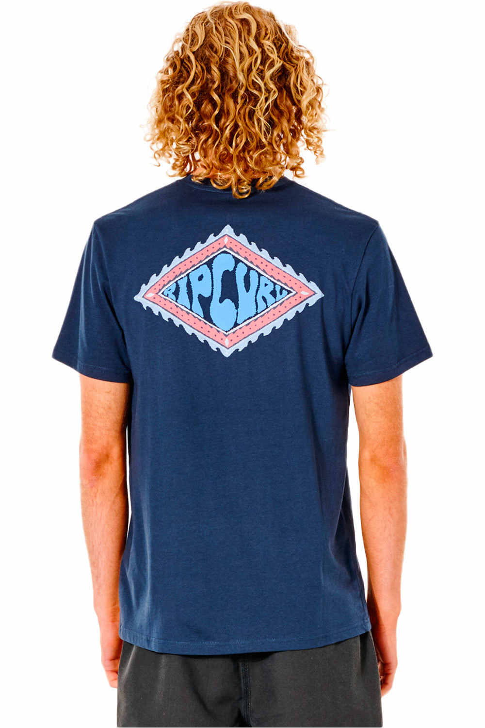 Rip Curl camiseta manga corta hombre Rip Curl SWC RUBBER SOUL TEE vista trasera Rip Curl camiseta manga corta hombre Rip Curl SWC RUBBER SOUL TEE vista trasera