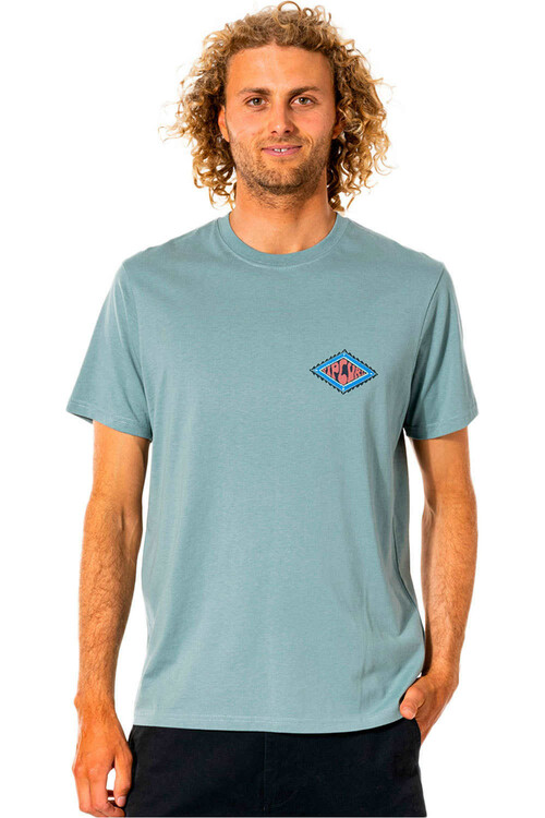 RIP CURL SWC RUBBER SOUL TEE verde
