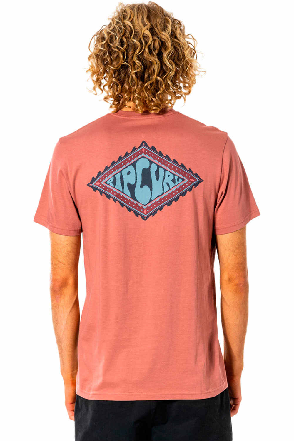 Rip Curl camiseta manga corta hombre Rip Curl SWC RUBBER SOUL TEE vista trasera Rip Curl camiseta manga corta hombre Rip Curl SWC RUBBER SOUL TEE vista trasera
