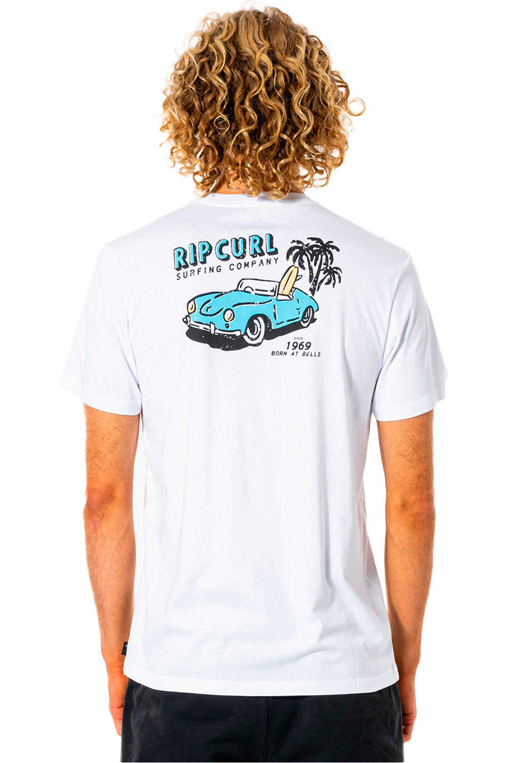 Rip Curl camiseta manga corta hombre Rip Curl KLAXON TEE vista trasera Rip Curl camiseta manga corta hombre Rip Curl KLAXON TEE vista trasera