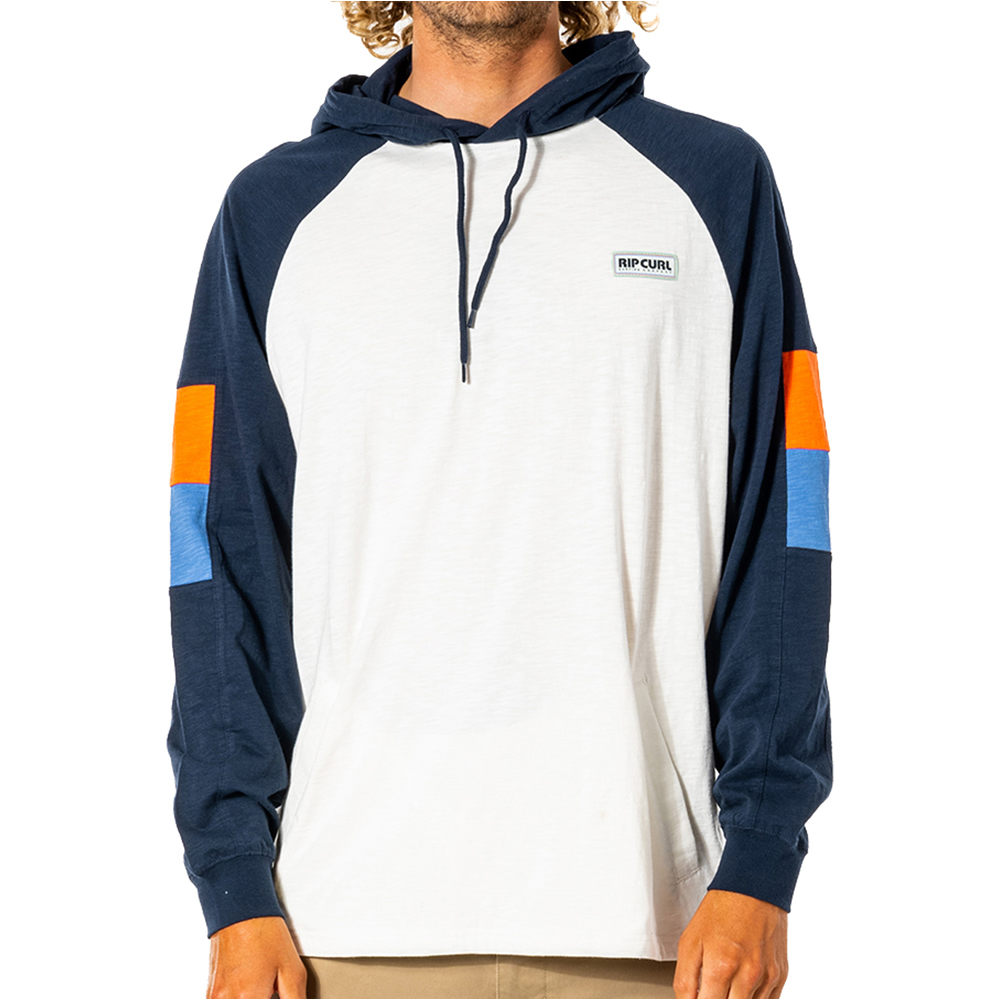 Rip Curl sudadera hombre Rip Curl SURF REVIVAL HOOD L/S TEE vista detalle Rip Curl sudadera hombre Rip Curl SURF REVIVAL HOOD L/S TEE vista detalle