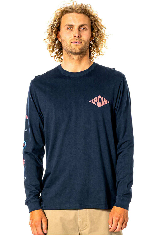 RIP CURL SWC MOTIF LS TEE azul