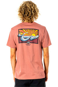 Rip Curl camiseta manga corta hombre Rip Curl SWC HAZED TEE vista trasera Rip Curl camiseta manga corta hombre Rip Curl SWC HAZED TEE vista trasera