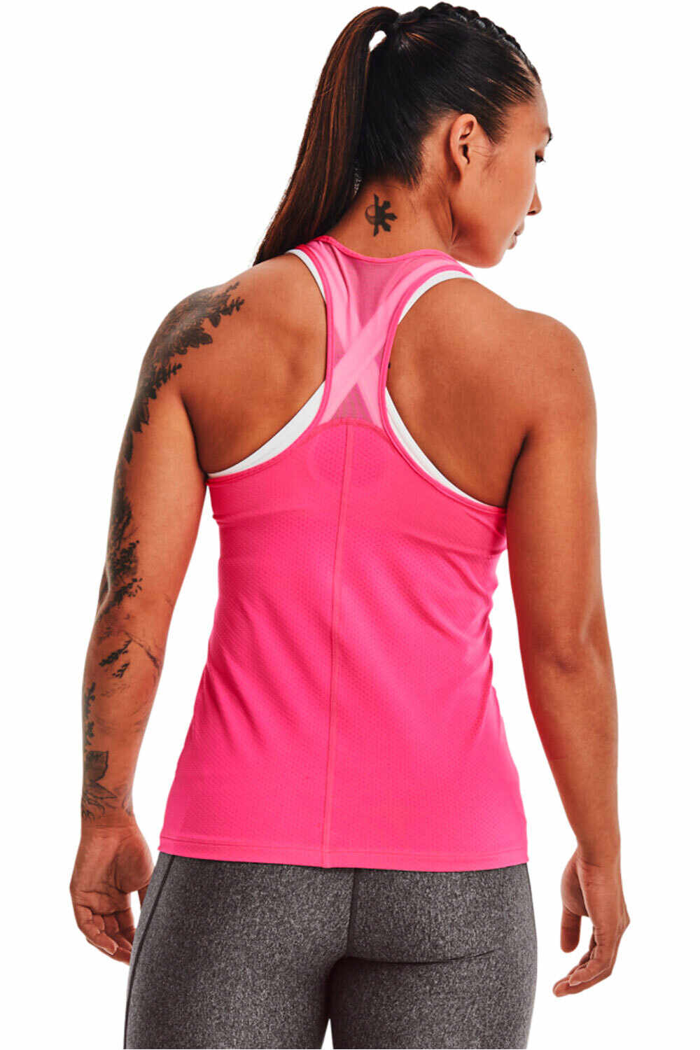 Under Armour camiseta tirantes fitness mujer Under Armour UA HG ARMOUR RACER TANK vista trasera Under Armour camiseta tirantes fitness mujer Under Armour UA HG ARMOUR RACER TANK vista trasera