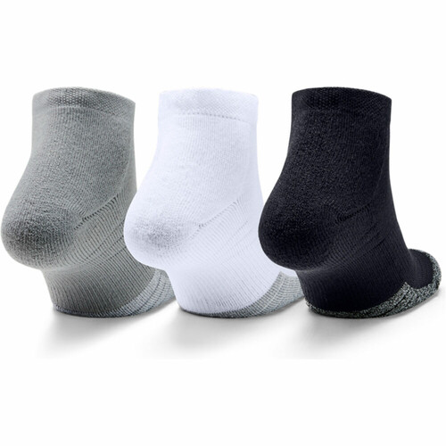 UNDER ARMOUR UA HEATGEAR LOW CUT 3PK gris