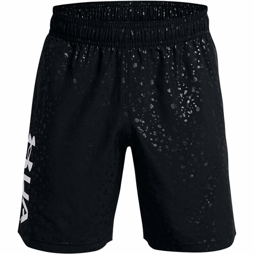 UNDER ARMOUR UA WOVEN EMBOSS SHORTS negro