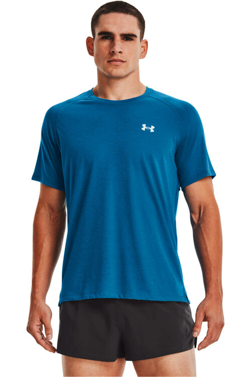 UNDER ARMOUR UA STREAKER SS azul