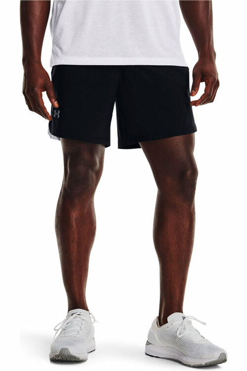 UNDER ARMOUR UA LAUNCH SW 7'' SHORT negro