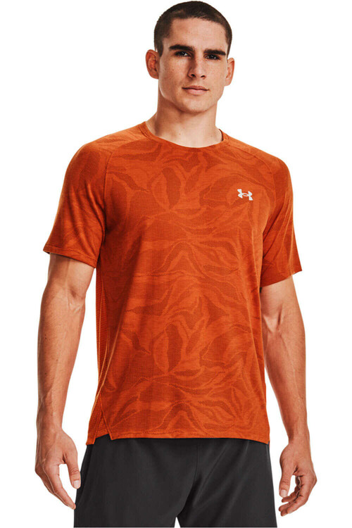 UNDER ARMOUR UA STREAKER JACQUARD TEE naranja