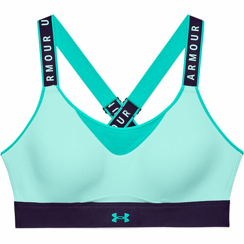 UNDER ARMOUR UA INFINITY HIGH BRA BLOCKD verde