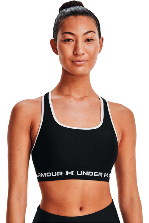 UNDER ARMOUR UA CROSSBACK MID BRA PKT negro