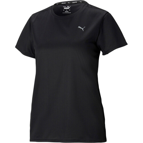 PUMA RUN FAVORITE SS TEE W negro