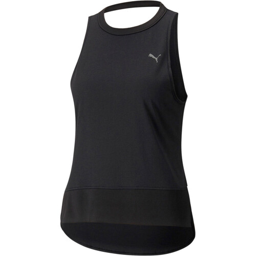 PUMA STUDIO SLEEVLESS OPEN BACK TANK negro