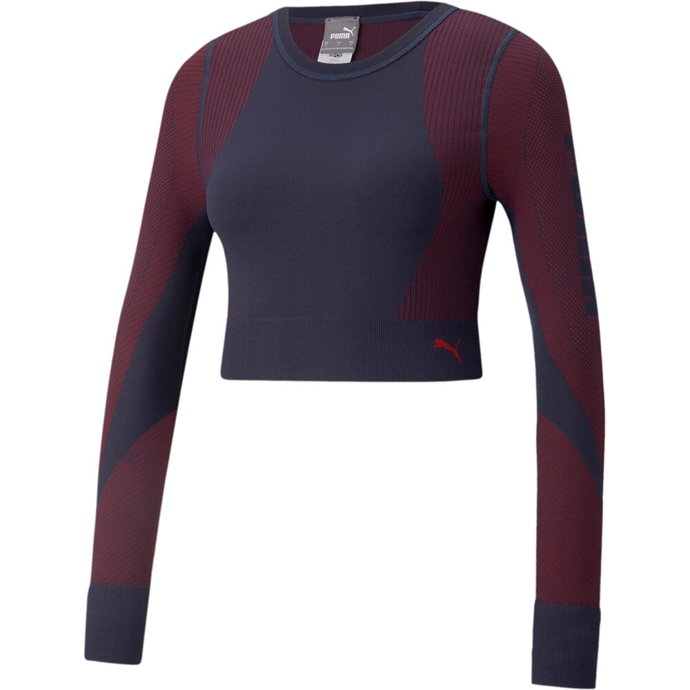 Puma camisetas fitness mujer Puma Train Seamless Fitted Long Sleeve vista detalle Puma camisetas fitness mujer Puma Train Seamless Fitted Long Sleeve vista detalle