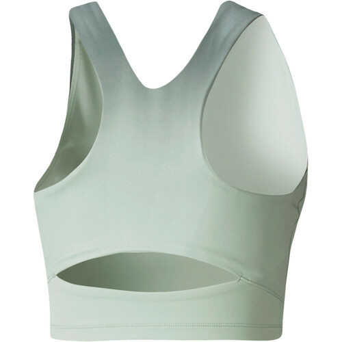 PUMA STUDIO OMBRE RACERBACK CROP TOP verde
