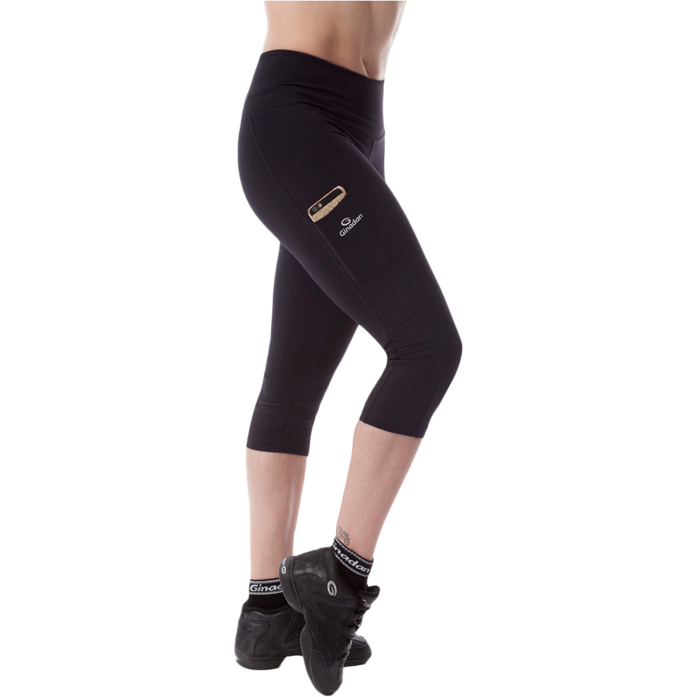 Ginadan mallas piratas fitness mujer Ginadan Ginadan Pirata Pocket Meryl vista trasera Ginadan mallas piratas fitness mujer Ginadan Ginadan Pirata Pocket Meryl vista trasera
