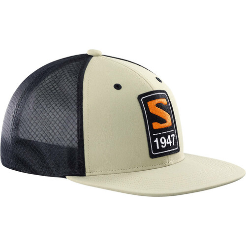 SALOMON TRUCKER FLAT CAP marron