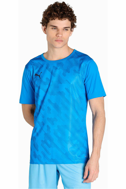 PUMA INDIVIDUALRISE GRAPHIC TEE azul