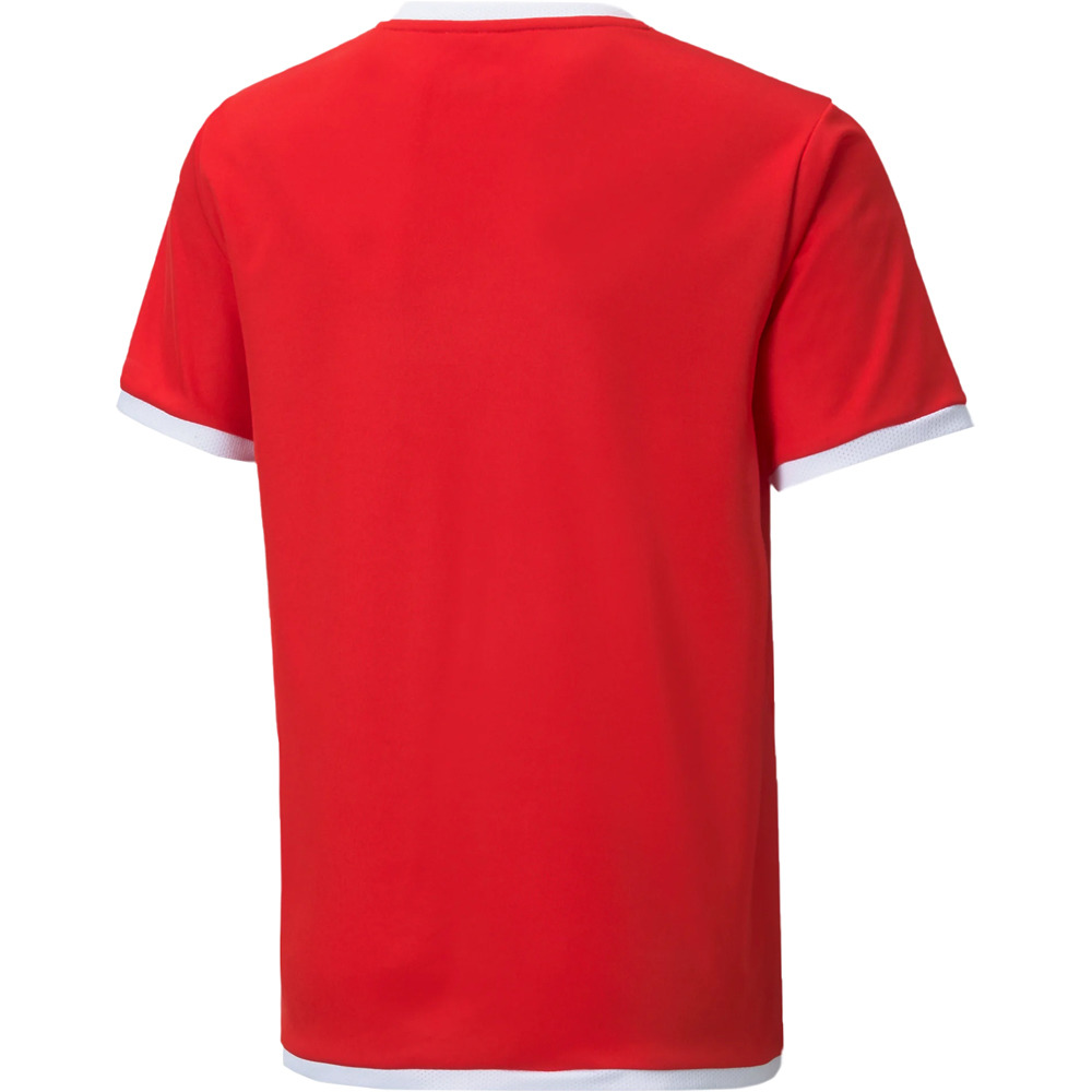 Puma camisetas entrenamiento futbol manga corta niño Puma teamLIGA Jersey Jr vista trasera Puma camisetas entrenamiento futbol manga corta niño Puma teamLIGA Jersey Jr vista trasera