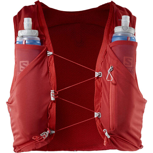 SALOMON ADV SKIN 5 WITH FLASKS rojo
