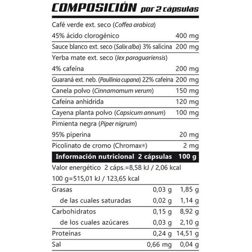 NEO PROLINE THERMOGENIC 120 CAPS.
