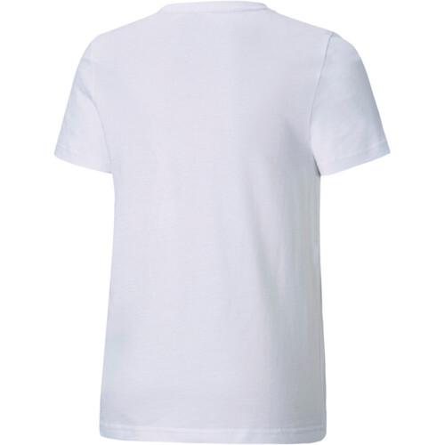 PUMA X_ESS LOGO TEE B blanco