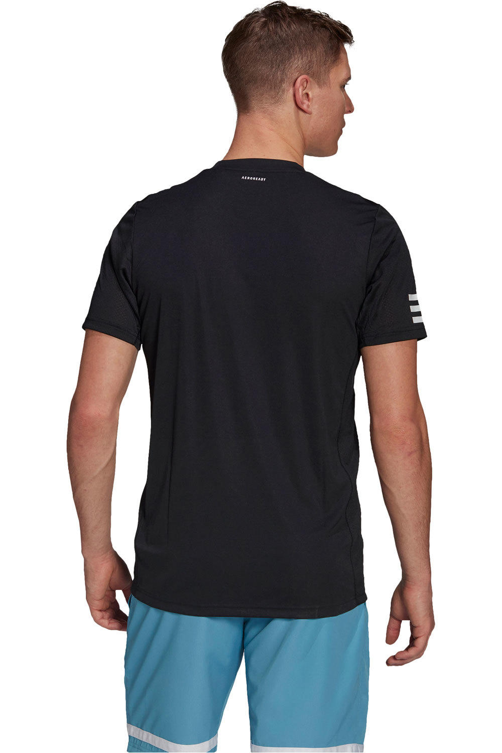 adidas camiseta tenis manga corta hombre Adidas CLUB 3STR TEE vista trasera adidas camiseta tenis manga corta hombre Adidas CLUB 3STR TEE vista trasera