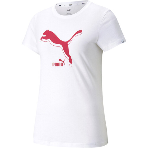 PUMA PUMA POWER LOGO TEE blanco