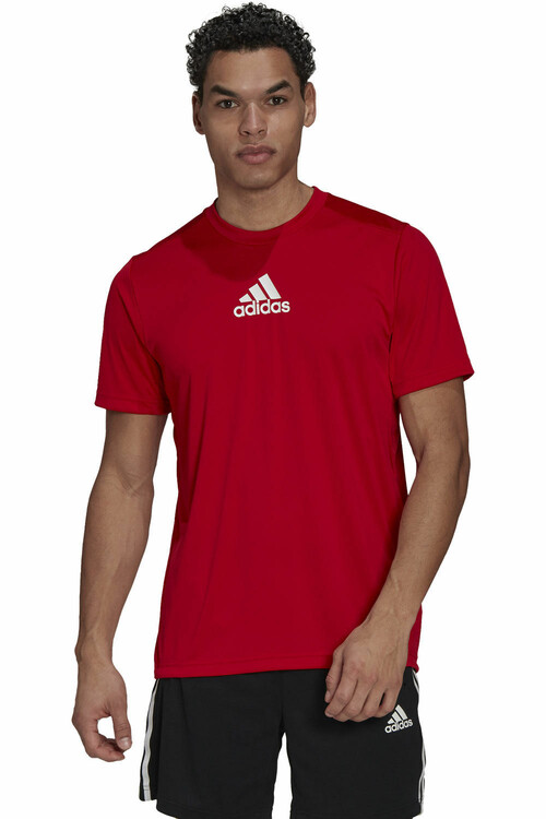 ADIDAS M 3S BACK TEE rojo