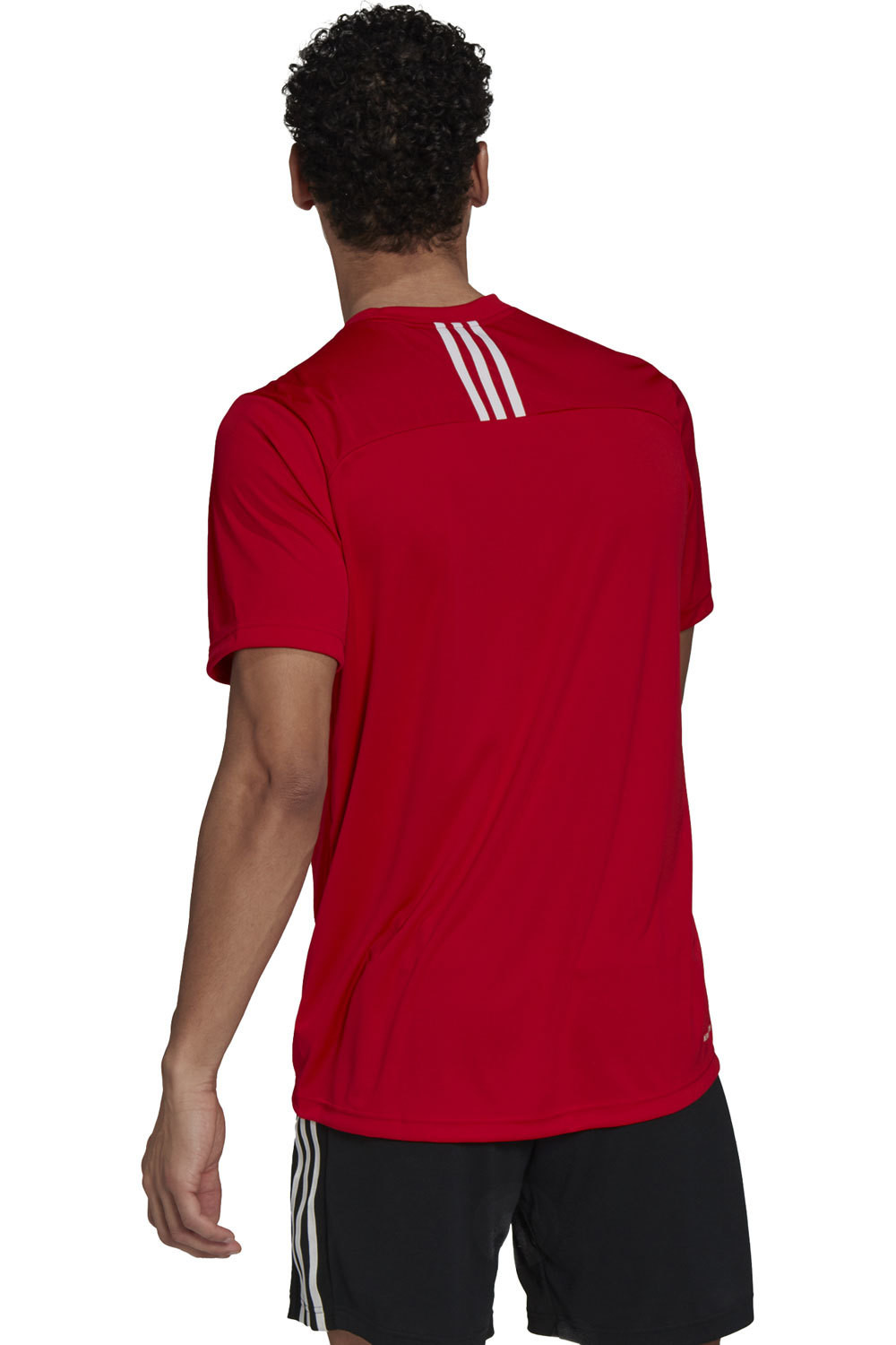 adidas camiseta fitness hombre Adidas M 3S BACK TEE vista trasera adidas camiseta fitness hombre Adidas M 3S BACK TEE vista trasera