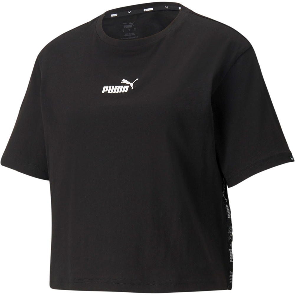 Puma camiseta manga corta mujer Puma PUMA POWER Cropped Tee vista detalle Puma camiseta manga corta mujer Puma PUMA POWER Cropped Tee vista detalle