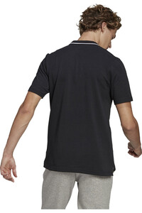 adidas polo manga corta hombre Adidas M SL PQ PS vista trasera adidas polo manga corta hombre Adidas M SL PQ PS vista trasera