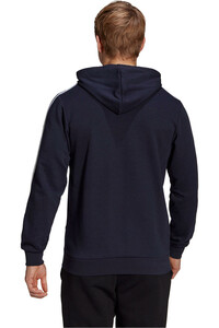 adidas sudadera hombre Adidas M 3S FT HD vista trasera adidas sudadera hombre Adidas M 3S FT HD vista trasera