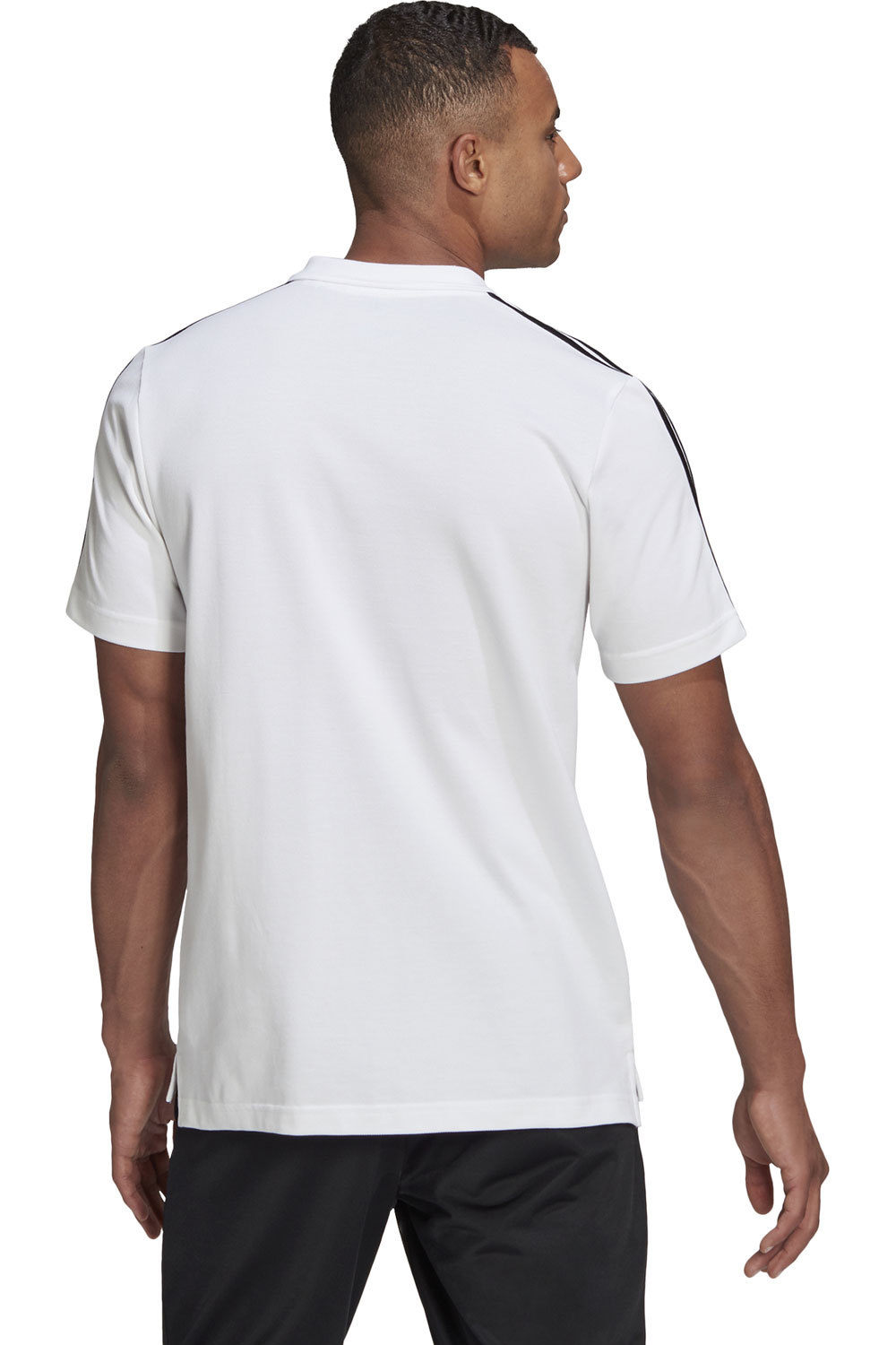 adidas polo manga corta hombre Adidas M 3S PQ PS vista trasera adidas polo manga corta hombre Adidas M 3S PQ PS vista trasera