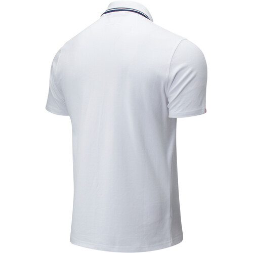 NEW BALANCE NB CLASSIC SHORT SLEEVE POLO blanco