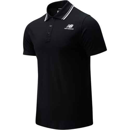 NEW BALANCE NB CLASSIC SHORT SLEEVE POLO negro