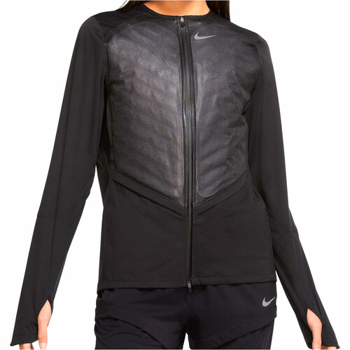 NIKE W NK SFADV RUN DVN JKT negro