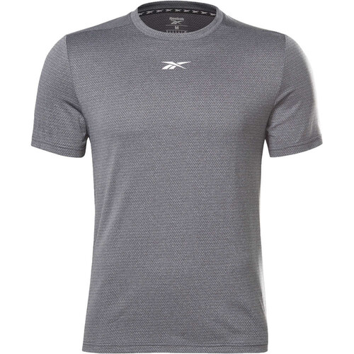 REEBOK WOR MELANGE SS TEE negro