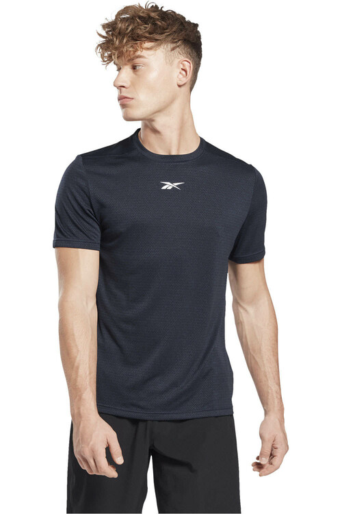 REEBOK WOR MELANGE SS TEE azul