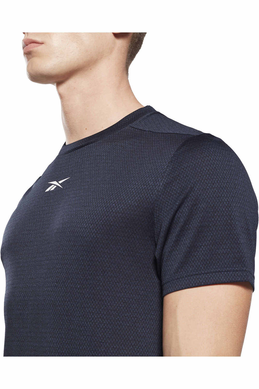 Reebok camiseta fitness hombre Reebok WOR MELANGE SS TEE vista detalle Reebok camiseta fitness hombre Reebok WOR MELANGE SS TEE vista detalle
