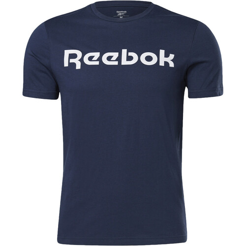 REEBOK GS REEBOK LINEAR READ TEE azul