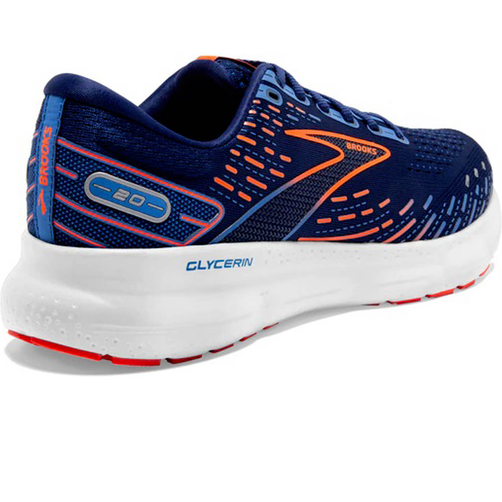Brooks zapatilla running hombre GLYCERIN 20 vista trasera Brooks zapatilla running hombre GLYCERIN 20 vista trasera