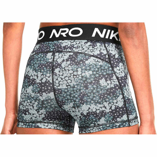 NIKE W NP DF AOP SHORT 3IN GR gris