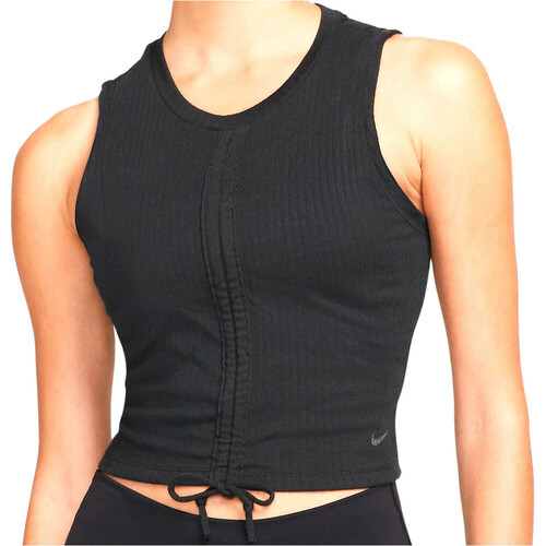 NIKE W NY DF TANK TIE negro