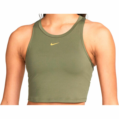NIKE W NK ONE LUXE DF NVT SLIM TK verde
