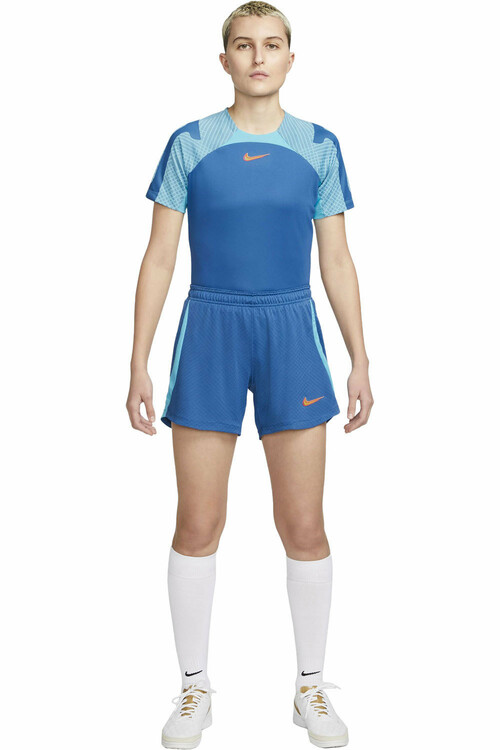 NIKE W NK DF STRK SHORT K AZ azul